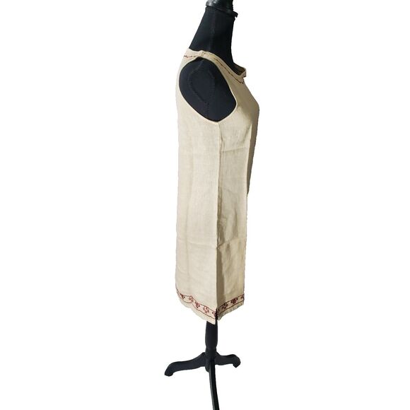 Kiko Women’s Beings  Dress 100% Linen Round Neck  Size M  Brand New #933 - Picture 4 of 10